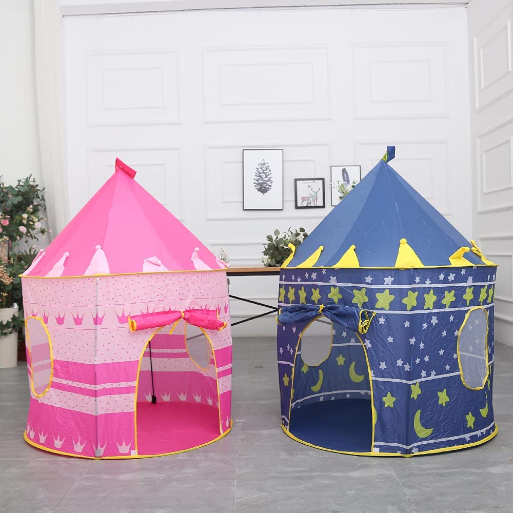 VIVEFOX Kids Tent Toy Princess Playhouse, Toddler Play House, Castle