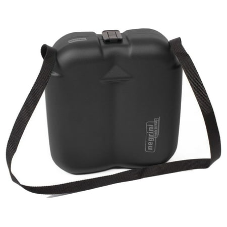 Negrini Binocular Hard Case 10x9.5x4in Black/Red