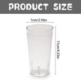 thumbnail image 3 of Cqxid Kitchen Cups Under $10 Home & Garden Glass&Bottle Heavy Duty Plastic Restaurant Cups Clear Daily Plastic Mugs Plain Acrylic Plastic Cups Clear Plastic Cups, 3 of 9