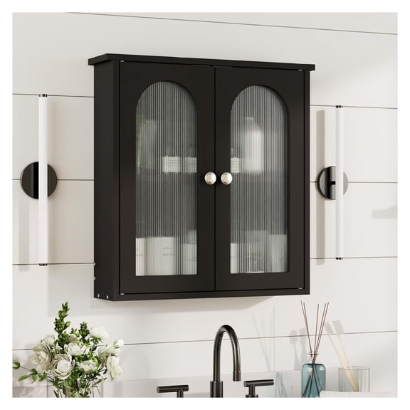 22x23 Bathroom Medicine Cabinet,Bathroom Wall Cabinet with Arched