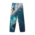 thumbnail image 3 of Lsque Airplane Shark Print Men's Pajama Pants, Lounge Pant - Comfortable Home Wear,Elastic Waistband, Stylish Design-Large, 3 of 9