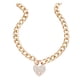 thumbnail image 2 of Collar para mujer, joyería para mujer, joyería para mujer, moda popular, nueva personalidad, collar con colgante de diamantes llenos, collar con colgante de amor, 2 of 5