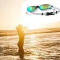 thumbnail image 5 of Gafas de Natación con Diseño de Tapón para los Oídos, Impermeables, A Prueba de Niebla, A Prueba de Rayos UV, Adecuadas para Hombres, Mujeres y Adolescentes, Rosa, 5 of 5