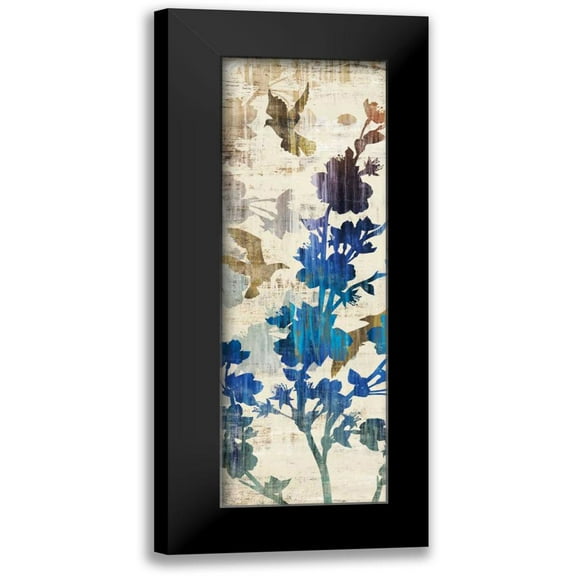Selkirk, Edward 7x14 Black Modern Framed Museum Art Print Titled - Wallflower Fantasy I