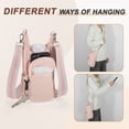 thumbnail image 5 of Unique Bargains Water Bottle Carrier Bag Water Bottle Holder with Adjustable Strap for Hiking Cycling Pink, 5 of 6