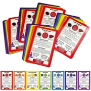 Reiki Supplies - Chakra Healing Cards for Sessions, Clients and Classes - 5 Sets of 7 - Affirmations, Symbols, Meditations (35 cards)