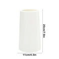 thumbnail image 3 of Small Vase Ceramic Vases White Vases For Flowers Plastic Imitation Glazed Vase Living Room Flower Arrangement TV Cabinet Decoration Dried Flower Decoration Flower Pot Flower Utensil, 3 of 6
