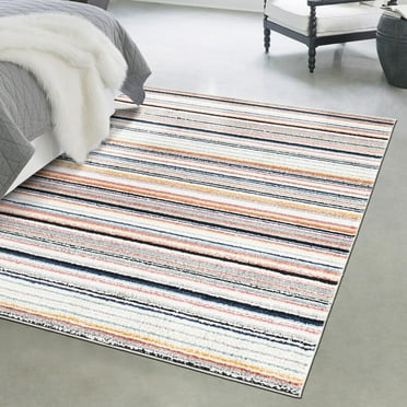 Unique Loom Tagine Collection Area Rug - Maryam (9' x 12' Rectangle Ivory/Blue)
