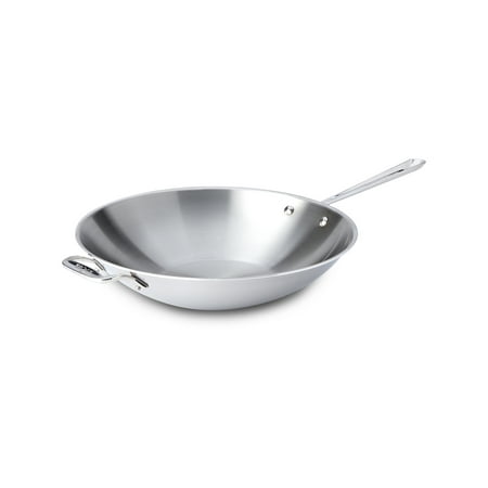 All-Clad Tri-Ply Stainless Steel 14in Open Stir Frying