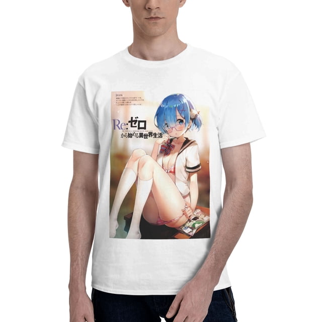 Camiseta de Manga Corta para Hombres Re:Zero