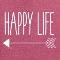 thumbnail image 5 of Wild Bobby, Happy Life Happy Wife Valentines Day Outfit His and Hers Matching Couples Crewneck Sweatshirts, Vintage Heather Red, Mens XL-Womens 3XL, 5 of 6