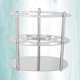 thumbnail image 3 of Stainless Steel Toothbrush Rack Lattice Toothbrush Holder Shelf for Bathroom (Round Pattern), 3 of 5