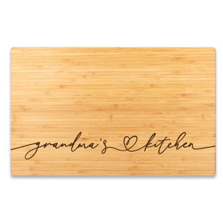 Koyal Wholesale Large Bamboo Wood Custom Mother's Day Cutting Board For  Grandma, Always Open Grandma's Kitchen, Set Of 1