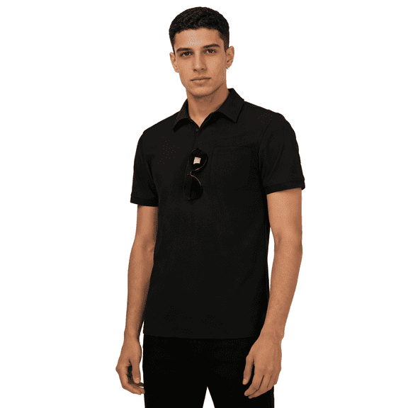 SPEEDRUN Men's Polo Shirt with Pocket Collared Short Sleeve Moisture Wicking Casual, Sizes XL