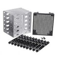 thumbnail image 1 of 5.25 Inch to 5 x 3.5 Inch HDD Cage Rack Hard Drive Disk Enclosure Disk Tray Adapter, 1 of 9