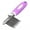 Light Purple B, variant on ievspot Dematting Fur Rake Comb for Dogs Cats Stainless Steel Shedding Brush for Medium And Long-Haired Pets Grooming Tool