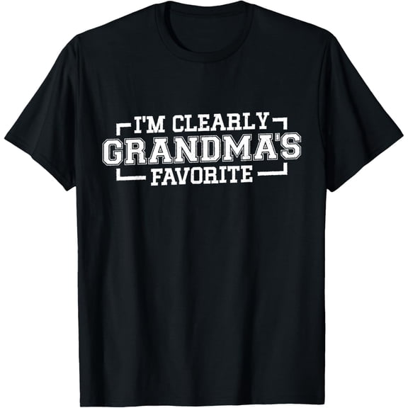 I'm Clearly Grandma's Favorite, Granddaughter Grandma, T-Shirt