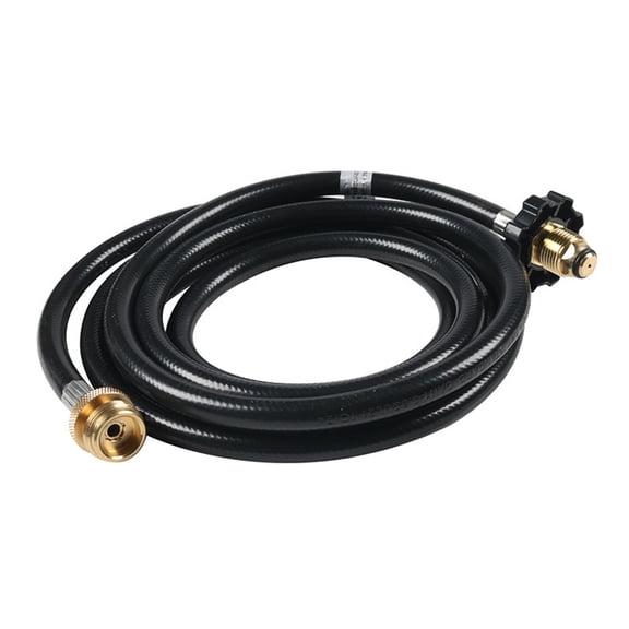 10ft Propane Adapter Hose with POL Connector, 3m Extension Regulator Hose for 5-20lb Tanks to 1lb Portable Appliances, Universal Connector for Gas Grills Heaters Camping Stoves