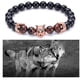 thumbnail image 1 of Fiudx La Pulsera Del Lobo Negro Refleja El Temperamento Más Pulsera Negra, 1 of 3