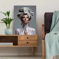 thumbnail image 5 of Qisvanset Money Crown Woman Fashion Poster Canvas Print 15.75x11.81 Inches, 5 of 8