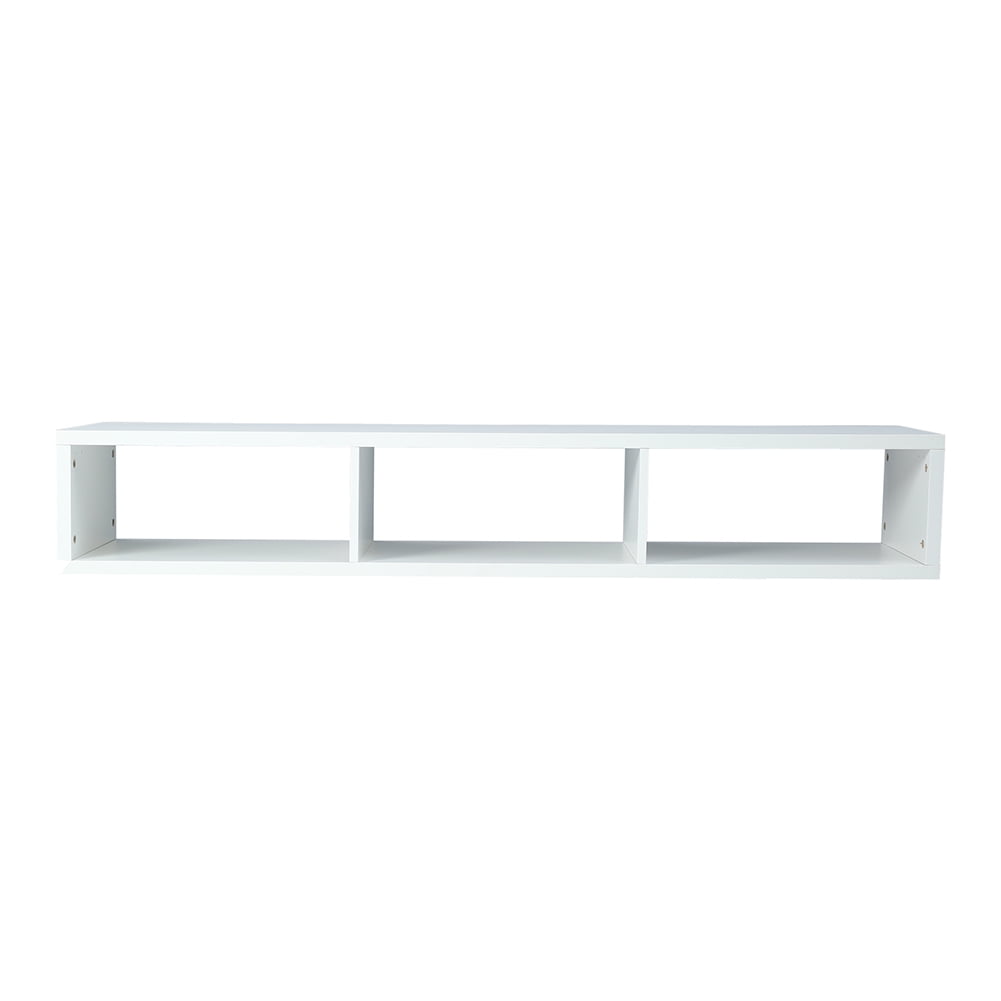 Private Jungle Floating TV Stand, Media Console Cabinet is Suitable for Living Room and Bedroom, White Private Jungle Floating TV Stand, Media Console Cabinet is Suitable for Living Room and Bedroom, White