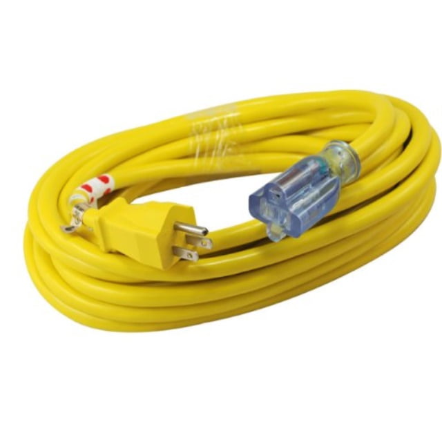 conntek 20251025 15 amp indoor/outdoor sjtw 12/3 extension cord, 25