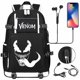 thumbnail image 1 of Mochila escolar para jóvenes Usb con estampado de Venom Fashion (2-114) E, 1 of 3