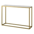 thumbnail image 4 of Henn&Hart 44" Gold/White Console Table, 4 of 5