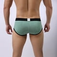 thumbnail image 3 of Mens Bikini Briefs, Men's Big Pouch Briefs Sexy Bulge Underwear High Stretch Breathable Moisture-Wicking Mens Bikini Under Panties S-XL, 3 of 8