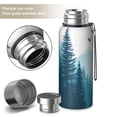 thumbnail image 2 of 20 Oz Forest with Mountains Coffee Tumbler Double Wall Insulated Stainless Steel Water Bottle | Metal Reusable Thermoses Flask with Cup Cap | Leak & Sweat Proof with Anti-Dust Lid, 2 of 7
