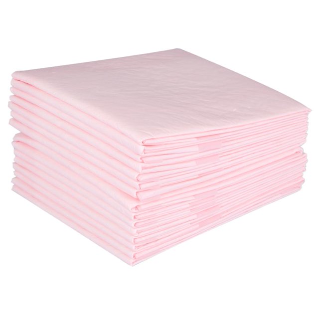 Peahefy Incontinent Pad, Disposable Underpad,2 Colors 15PCS/Bag New Disposable Underpad Adult Nursing Urinary Incontinence Urine Pad