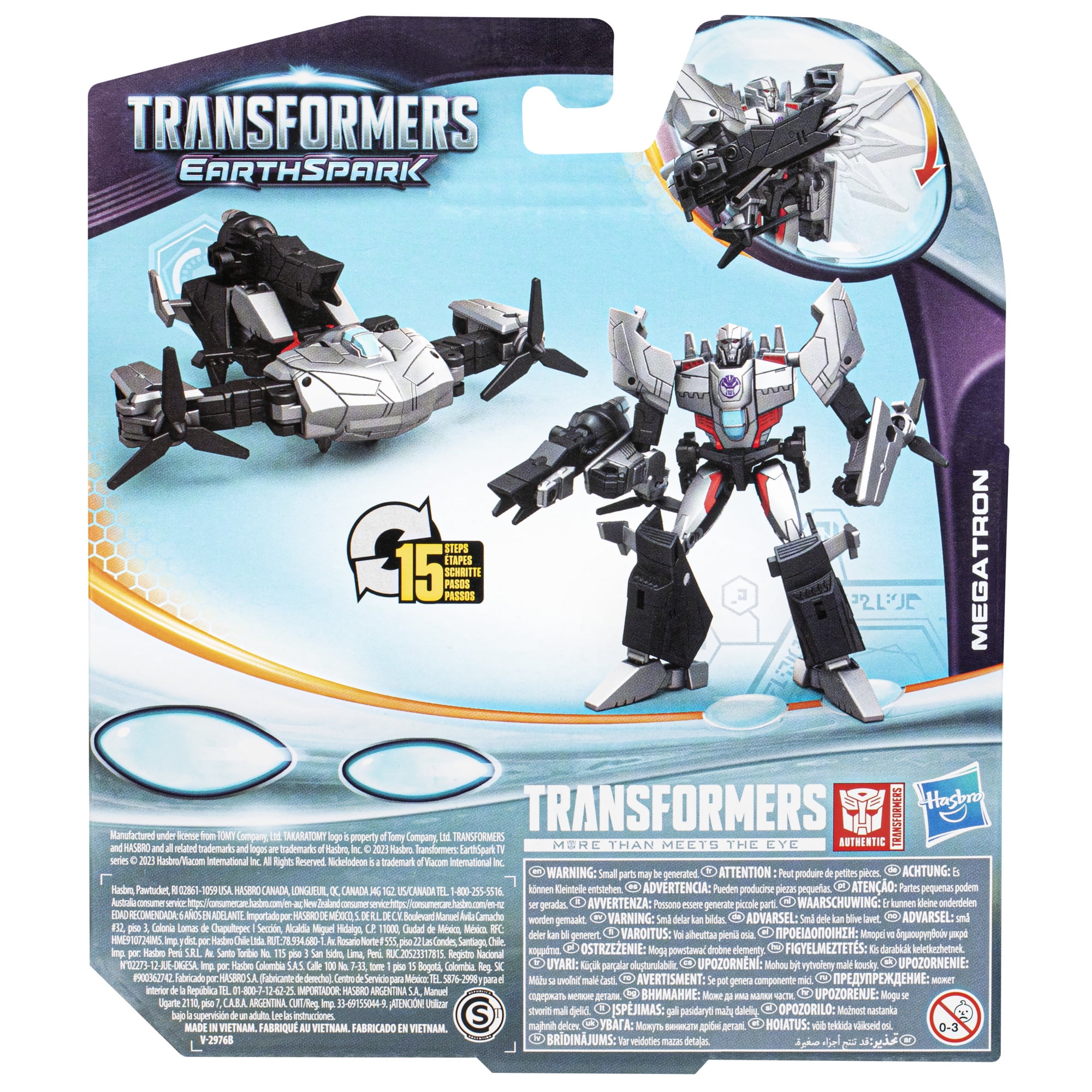 Transformers: EarthSpark Megatron Kids Toy Action Figure for Boys and Girls Ages 6 7 8 9 10 11 12 and Up (5”)
