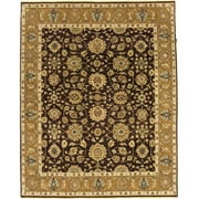 Mirzapur Agra Brown & Gold Area Rug - 4 x 6 ft.