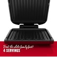 thumbnail image 2 of Parrilla y prensa para panini George Foreman GRP1060B, 2 of 20