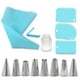 thumbnail image 4 of Juego de boquillas reutilizables Naiovety 14 unids/set pastel de cumpleaños crema raspadores, 4 of 6
