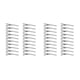 thumbnail image 3 of Qarigey 20 pinzas para el cabello con , pasadores de Metal en blanco, accesorios para el cabello para mujeres, accesorios de herramientas de Type3 NO3, 3 of 6