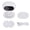 White, variant on M Buder Indoor Security Camera 1080P HD WiFi Motion Detection 2 Way Talk Night Vision 360 Degree Smart Camera for Home Baby Monitoring (3.94 inches / 10 cm) White