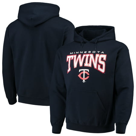 Minnesota Twins Fleece - Minnesota Twins Stitches Team Pullover Hoodie - Navy