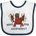 thumbnail image 3 of Inktastic Who's Your Crawdaddy? Mardi Gras Crayfish Boys or Girls Baby Bib, 3 of 4