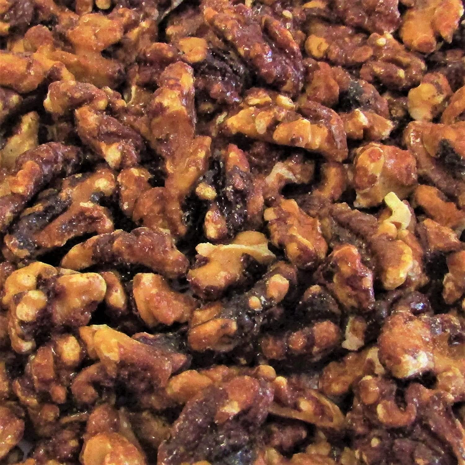 Gourmet Glazed Walnuts by Its Delish, 2 lbs Bulk Bag  Vegan, Kosher, Non-GMO, No Artificial Flavors  Healthy Protein-Packed Lightly Sweetened Walnuts for Dessert, Baking, Salad Topping & Snack Time