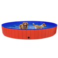 thumbnail image 2 of vidaXL Foldable Dog Swimming Pool Red 300x40 cm PVC, 2 of 5