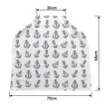 thumbnail image 2 of PKQWTM Lighthouse Anchor White Sketch Nursing Cover Baby Breastfeeding Infant Feeding Cover Baby Car Seat Cover, 2 of 2