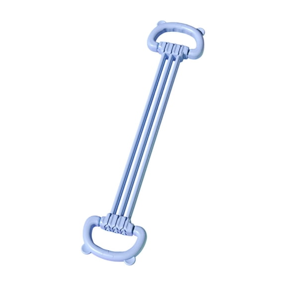 Vsenkes Workout Resistance Band Lightweight for Woman Adjustable Travel Elastic Band Blue