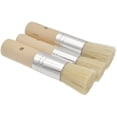 thumbnail image 2 of VONTER Stencil Brushes Set, Pure Natural Bristle DIY Art Crafts Paint Brush 3pcs, 2 of 7
