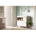 thumbnail image 3 of South Shore Yodi Changing Table with Drawers and Open Storage, in Soft Elm and White, 3 of 14