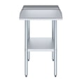 thumbnail image 2 of AmGood 24" Long x 24" Deep Commercial Work Table with Backsplash and Sidesplashes | Stainless Steel Prep Table for Kitchen, Restaurant, Garage, Laundry | NSF, 2 of 6