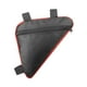 thumbnail image 5 of Bolsa de almacenamiento para cuadro de bicicleta, resistente al agua, con correa para debajo del asiento, para tubo delantero de bicicleta de montaña Negro Rojo, 5 of 8