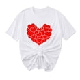 thumbnail image 1 of Camisetas de Manga Corta para Mujeres, Camiseta de Cuello Redondo Impresa de Moda, Primavera Y Verano Casual, 1 of 8