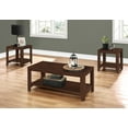thumbnail image 2 of Monarch Specialties I 7993P Table Set - 3pcs Set / Cherry, 2 of 5