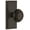 Bronze, variant on Grandeur 825395 Carre Solid Brass Rose Privacy Door Knob Set - Brass